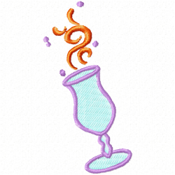 Mugs Embroidery Design 9